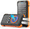YOLOSKS Caricatore solare Power Bank 49800mAh Caricatore portatile del telefono, 22.5W QC3.0 Ricarica rapida Costruito in 4 Cavi con USB C 6 uscite e 2 ingressi per telefono cellulare