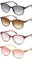 MODFANS Un Pack de 4 Gafas de Lectura Mujer Gafas de Sol,Anti Luz Azul,Lente Clara,Vision Clara,Ligeras Comodas,Colores Mezclados