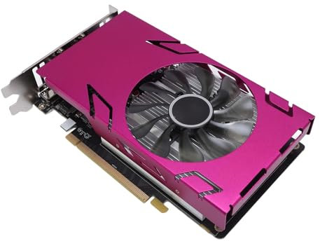 6 Tarjeta Gráfica de Pantalla, Memoria de 4GB GDDR5, 800 4500MHz 4GB 128bit GDDR5 Tarjeta de Video de Juego de Aluminio PCB para Computadora