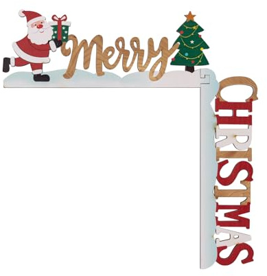 Letras navideñas tridimensionales para marcos de puertas, decoración navideña, decoración de Navidad, decoraciones creativas para esquinas, marcos de puerta, decoración de Navidad, decoración de