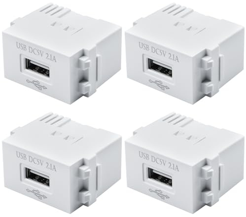 4pcs Panneau de Chargement pour TéLéPhone Portable Module d'alimentation USB Prise 220 V Transformateur 5 V 2,1 Une Adaptateur de Commutation de Prise de Courant de Charge USB