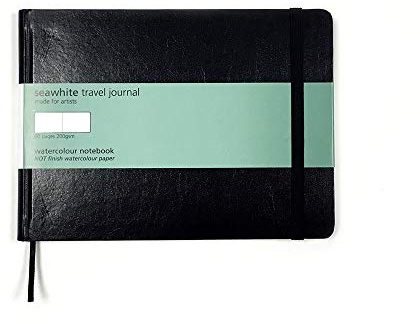 Watercolour Travel Journal - A5 Landscape - 200 GSM - 60 Pages - Acid - NOT (Medium Grain)