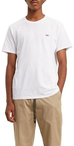 Levi's Herren Ss Original Housemark Tee T-Shirt, White, XL