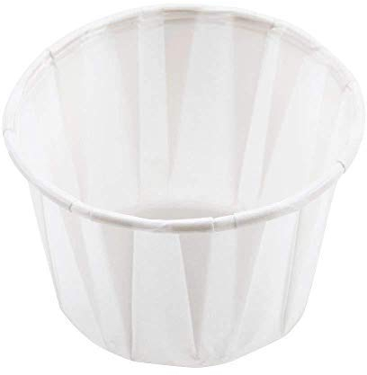 We Can Source It Ltd - Compostable Paper Souffle Cup Portion Pots, Paper Ramekin Sauce Pots 4oz, 250 Pieces