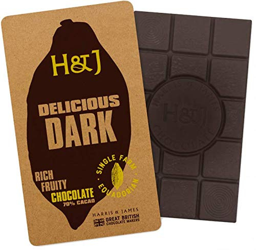 Harris and James Chocolates Delicious Dark - single farm 70% 86 g