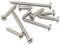 DAZISEN Spax Schrauben Set M1Schrauben Dübel Set，3/4/5/6Mm Universalschrauben,100Pcs*（M1*3Mm）