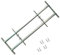 vidaXL 2x Fenstergitter Ausziehbar für Fenster Ausziehgitter Sicherheitsgitter Einbruchschutz Fenstersicherung mit Montagezubehör 700-1050mm