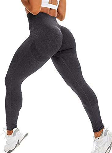 FITTOO Boom Booty Damen Hohe Taille Sportleggins Yoga Pants Push Up Kompressionsleggins Yogahose Für Sports Gym Workout Fitness