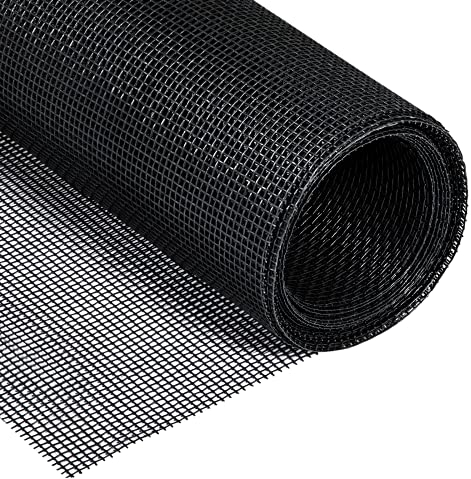 Yotache Moustiquaire Fenêtre 120cm x 250 cm, Rouleau moustiquaire, Toile Moustiquaire, Anti-Insectes Maille Fine Filet Ecran Fenêtre sans Perçage- Noir