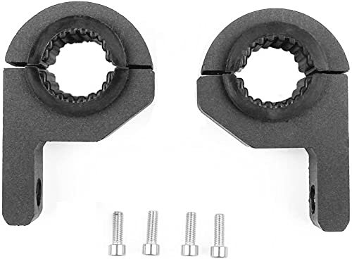 ANCLLO 2pcs 25MM-30MM Universal work Light Tube Clamp Mounting Bracket Fog Light Mounting Bull bar bumper Lamp Holder for Off-road vehicles Car Truck Motorcycle