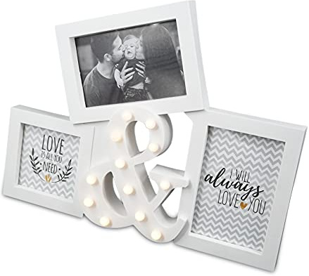 NOOR Living Design Products 69176 Bilderrahmen, Kunststoff, Weiß, M