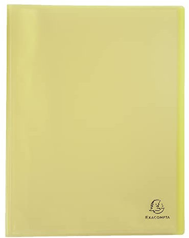Protège-documents A4 EXACOMPTA Chromaline Pastel 80 vues - 40 pochettes Jaune