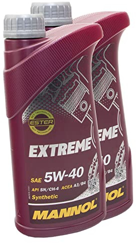 Motoröl MANNOL 5W-40 Extreme API SN/CH-4 2 X 1 Liter