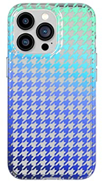 tech21 Evo Art Ombre Hahnentritt für iPhone 13 Pro - Schutzhülle mit exklusivem Kunstwerk und 3,6 m Multi-Drop-Schutz