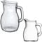 Caraffa in Vetro Bottiglia brocca da Mezzo 1 litro da Cantina per Vino da tavola casa Particolare Elegante Moderno-1 brocca da 0,25 Litri