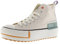 victoria Plataforma Botin Tribu Doble Lona & Suela Dentada & Piezas Retro Color 1061128-WOMEN para Mujer Crudo 41