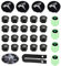 Tesla Kit d'enjoliveurs avec logo Tesla pour Tesla Model 3, modèle Y, modèle S, modèle X
