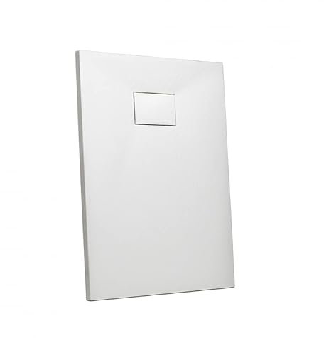 Produce Shop Piatto Doccia Filo Pavimento Rettangolare in Resina 100x70 Stone - Bianco