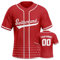 Schweiz Personalisiertes Baseball Trikot 3D Stickerei/Druck World Baseball Jersey mit Ihrem Namen und Nummer Hip Hop Baseball Shirt für Herren Damen Kinder