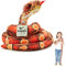 Zappi Co Kinder Gefülltes Weiches Kuscheliges Plüsch-Schlangenspielzeug - Teil der Safari-Tierkollektion, perfekt für Kinder (180 cm Länge) (Orange/Schwarze Maisnatter)