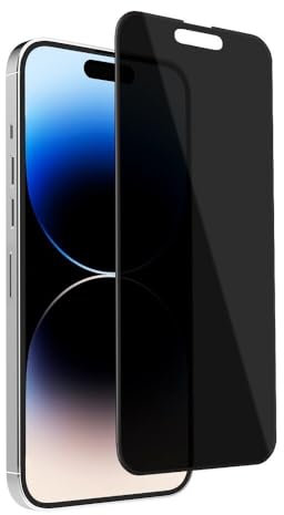 CASETIFY Impact Privacy Screen Protector [Strengthened 9H aluminosilicate glass, applicator included] for iPhone 15 Pro