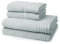 Vossen - Vienna Style Supersoft - 2 X Handtuch 2 X Duschtuch - Im Set - Baumwolle - extrem flauschig (4er Set Light Grey)