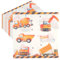 40 Stück Bagger Servietten, 33x33Cm Servietten Baustelle, Quadratisch Bagger Servietten, Bagger Bulldozer Radlader Partygeschirr, Einweg Servietten für Kindergeburtstag Jungen/Mädchen Geburtstag