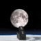 Cachpib Earth Moon Projection Lamp, Mini Planet Projector Lights, Portable USB Rechargeable Background Atmosphere LED Night Light for Photo Props - Moon