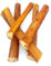 Ochsenziemer für Hunde I 10 Stück I 12 cm I getrocknete Ochsenziemer I Bully Sticks I Hundeleckerlis fettarm I Kausnack von Wuffsnacks