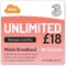 Unlimited Data, Mobile Broadband 4G/5G - Powered by Three