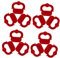 Hoement 2sets Terrassendielen-abstandshalter 1/4 Zoll Terrassendielen-abstandshalter 12 Stück * 2