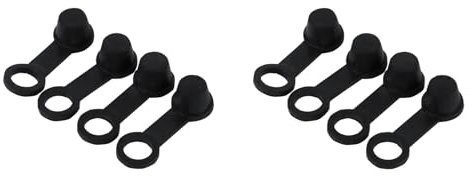 Rubber Brake Bleed Nipple, 8PCS 8mm Brake Bleeder Screw Caps Grease Dust Cover Brake Bleed Nipple Cap for Motorcycle Motorbike