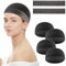 6 Stück Silikon Wig Cap Perückenband Rutschfestes Haarnetz Nylon Perückenkappen Transparent Adjustable Silicone Wig Headband Grip Elastisches Band Atmungsaktive für Perücke Sport Yoga