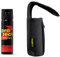 Protect Pfefferspray Breitstrahl 40 ml 50 ml 63 ml + hochwertiges Coptex Holster Etui schwarz Polyester Halterung für Gürtel und Molle System (1 Holster + 1 Spray, 63 ml)