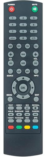 VINABTY Neu Ersetzte Fernbedienung Passend für NEVIR TV NVR-7703-32RD2-N NVR-7419-40HD-N NVR-7710-39RD2S-N NVR-7900-434K-2N ZE24FHD NVR-7710-22FHD2-N NVR-7713-24RD2-N