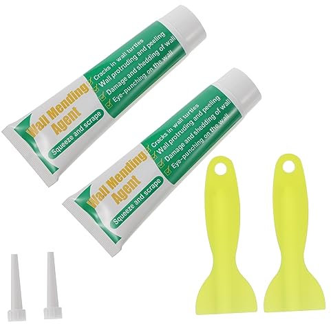 Artibetter 2satz Wandreparaturmittel Mit Selbstklebender Paste Für Wänden Und Decken Inklusive Reparaturmittel Und Schaber Für Einfachen Einsatz Zu Hause Büro
