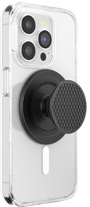 PopSockets Phone Grip for MagSafe with Kickstand, Magnetic Stand, Swappable Top, Secure Hold for iPhone MagSafe Cases, Phone & Tablet Grip - Aluminum Speakerbox