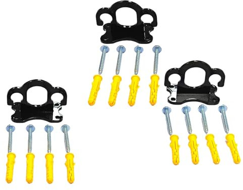 Klaisy Packung Mit 3 Widerstandsband Wandmontaged Hook Workout Wandmontage Haken Set Band Wandhalterungen Für Widerstandsbänder