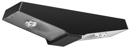 Birtern Outdoor Solar House Wall Lights, Solar Powered Fence Lights Automatic, Foldable House Exterior Lighting, Outdoor Playhouse Accessories for Driveway Yard Pathway Decor