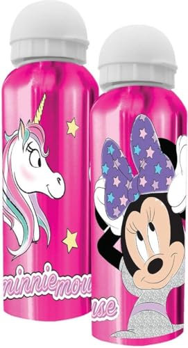 Volcano Bouteille isotherme en métal Minnie Licorne 500 ml