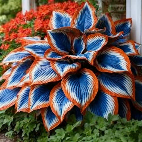 Balkon, Garten hosta, Verschiedenen Farben, Sehr Exklusiv, Mehrfarbig Ertragreicherg. Winterhart AußEnbereich, Einfach Anzubauen,-6Hosta -E