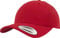 Flexfit Damen und Herren Baseball Caps Curved Classic Snapback Cap, Farbe Rot