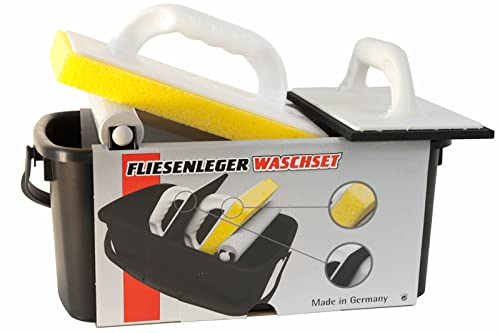 10 Liter Fliesen Wascheimer Set, Waschbox