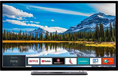Toshiba Téléviseur LED 32W3863DA 32W3863DA 81 cm 32 Pouces EEC A+ (A++ - E) DVB-T2, DVB-C, DVB-S, HD Ready, Smart TV, Wi