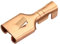Heschen femmina spade rapida Splice capicorda 6.3 mm Crimp connettore non isolati 100 pz