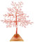 FASHIONZAADI Rose Quartz Gemstone Crystal Tree for Feng Shui Bonsai Healing Crystals Money Tree Chakra Balancing Home Table and Garden Decor Great Gift Set Size: 7-8 Inch (Copper Wire).