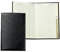 DELMON VARONE - Personalisierbares Adressbuch DIN A7 gebunden mit A-Z Register Soft Grain Premium Leder schwarz, Mini Taschen Telefonbuch im Hardcover Einband & alphabetischem Telefonregister