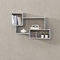[en.casa] Schweberegal Kvinesdal 87x18x54cm Wandregal mit 3 Fächern Wandboard Hängeregal Betonoptik