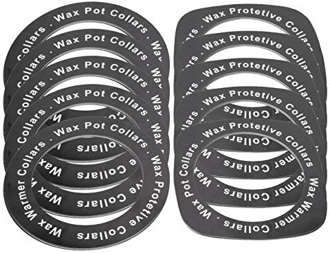 Wax Warmer Universal Protective Collar Ring, Wax Protection Rings, 100 Pieces, Professional Protective Cleaning Pot, Standard Wax Warmer Collars