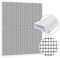SAMUFLY Zanzariera, Tenda Antimosche, Tenda Anti Insetti Telaio in Alluminio Bianco 80 x 100 cm per finestre